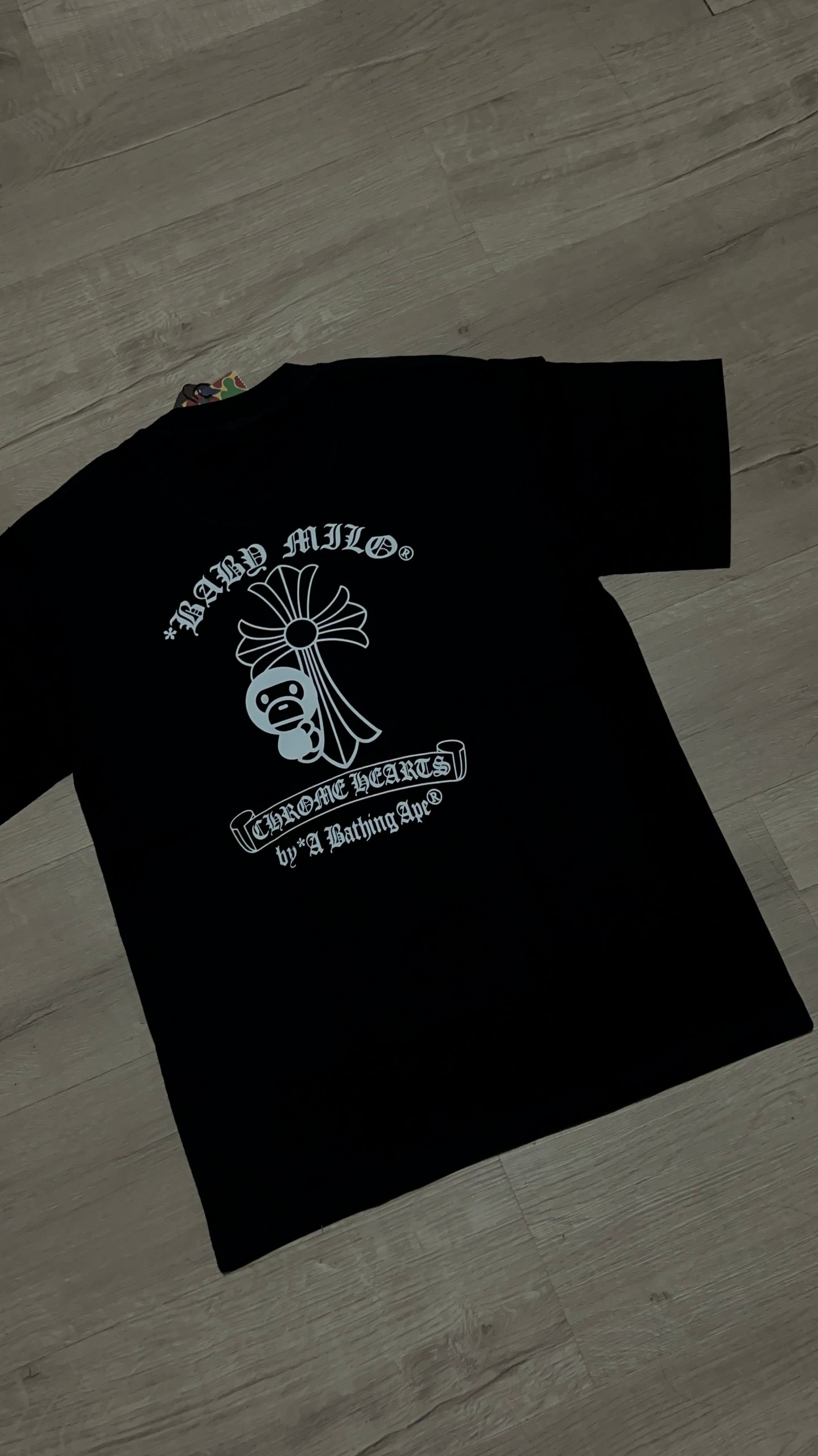 Bape/chrome heart collab T-shirt