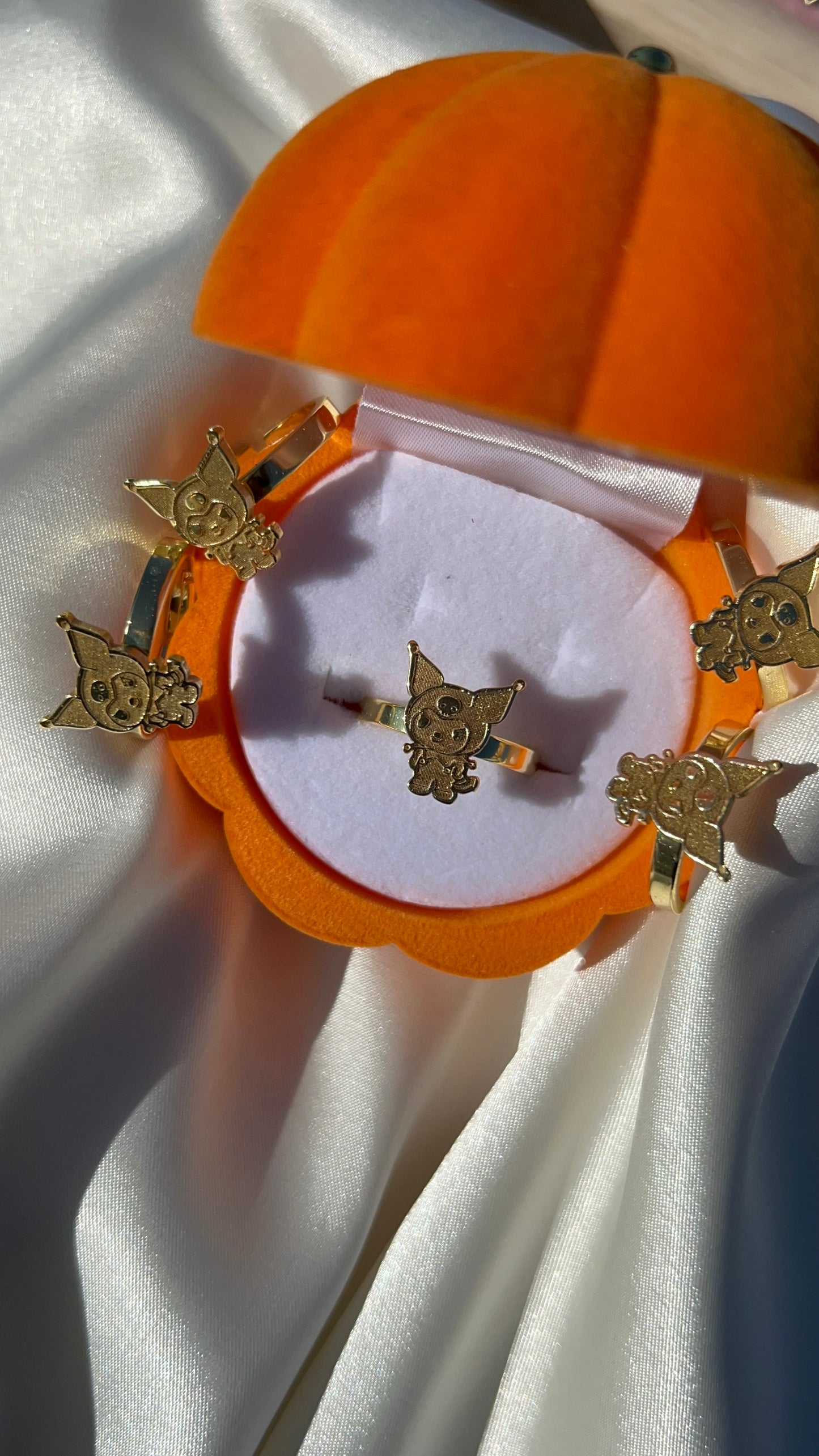 Kuromi adjustable ring