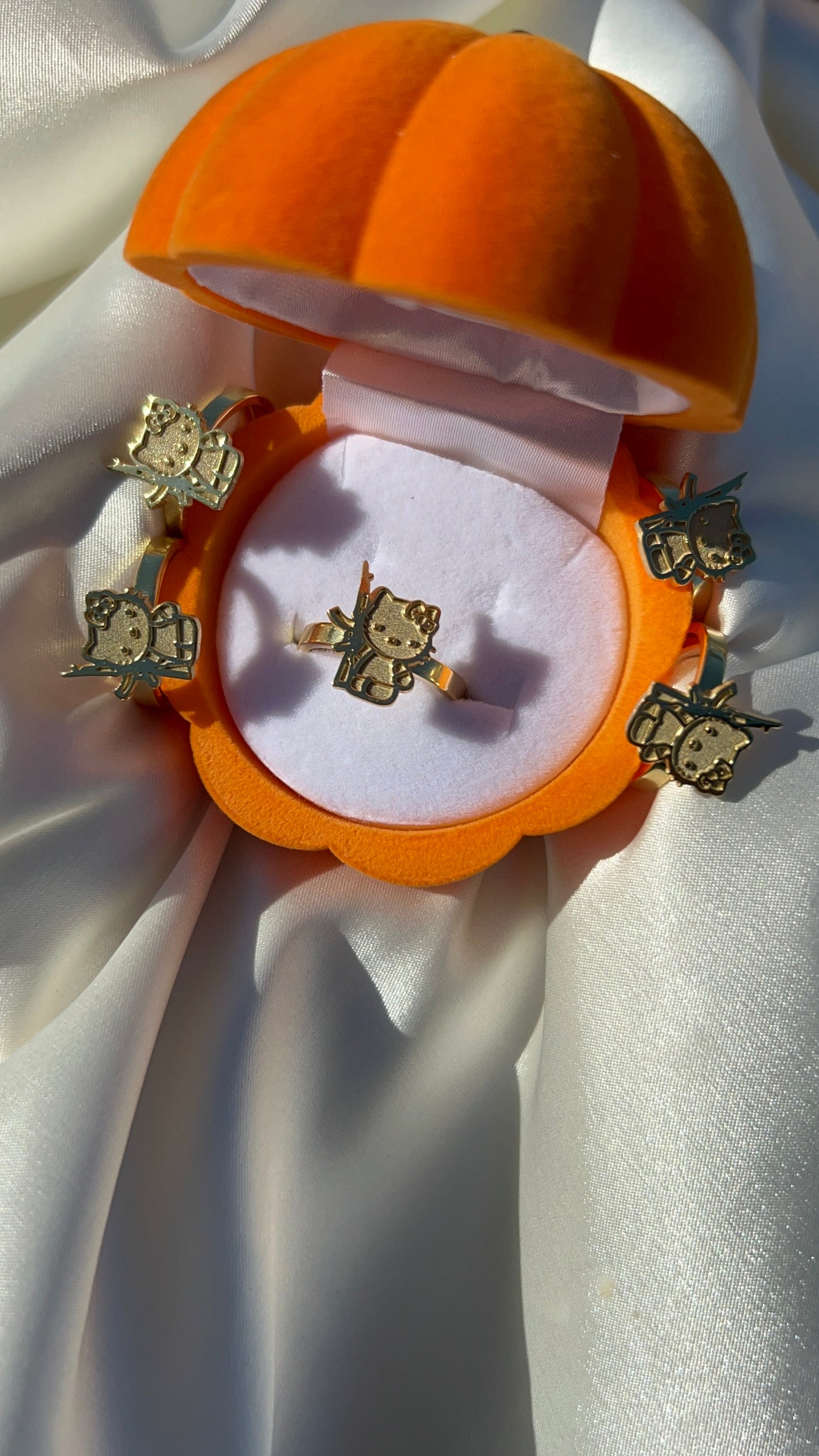 Ak hellokitty adjustable ring