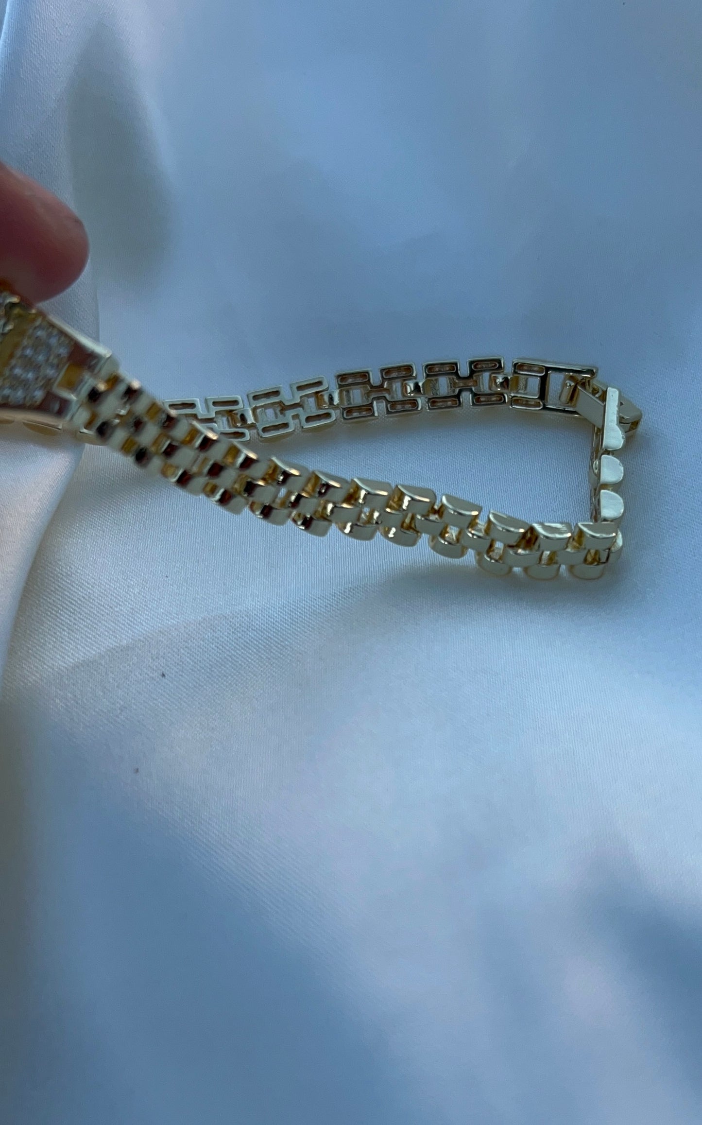Santa muerte mini Rolex bracelet