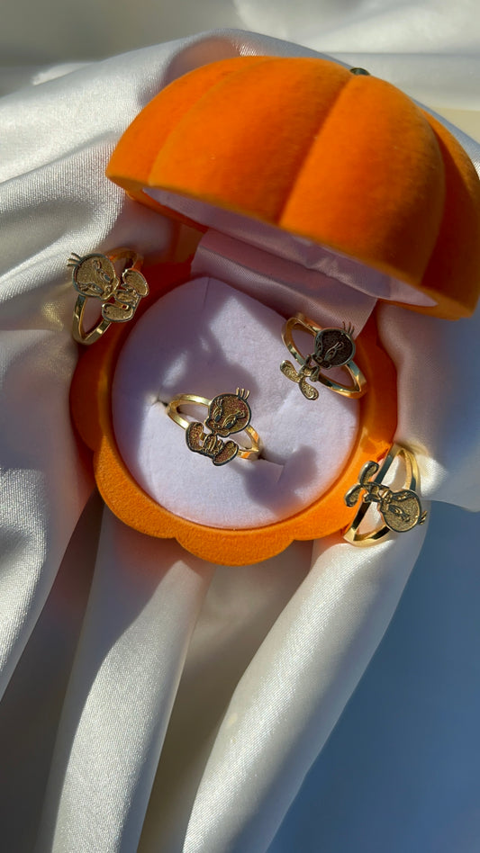 Tweety adjustable ring