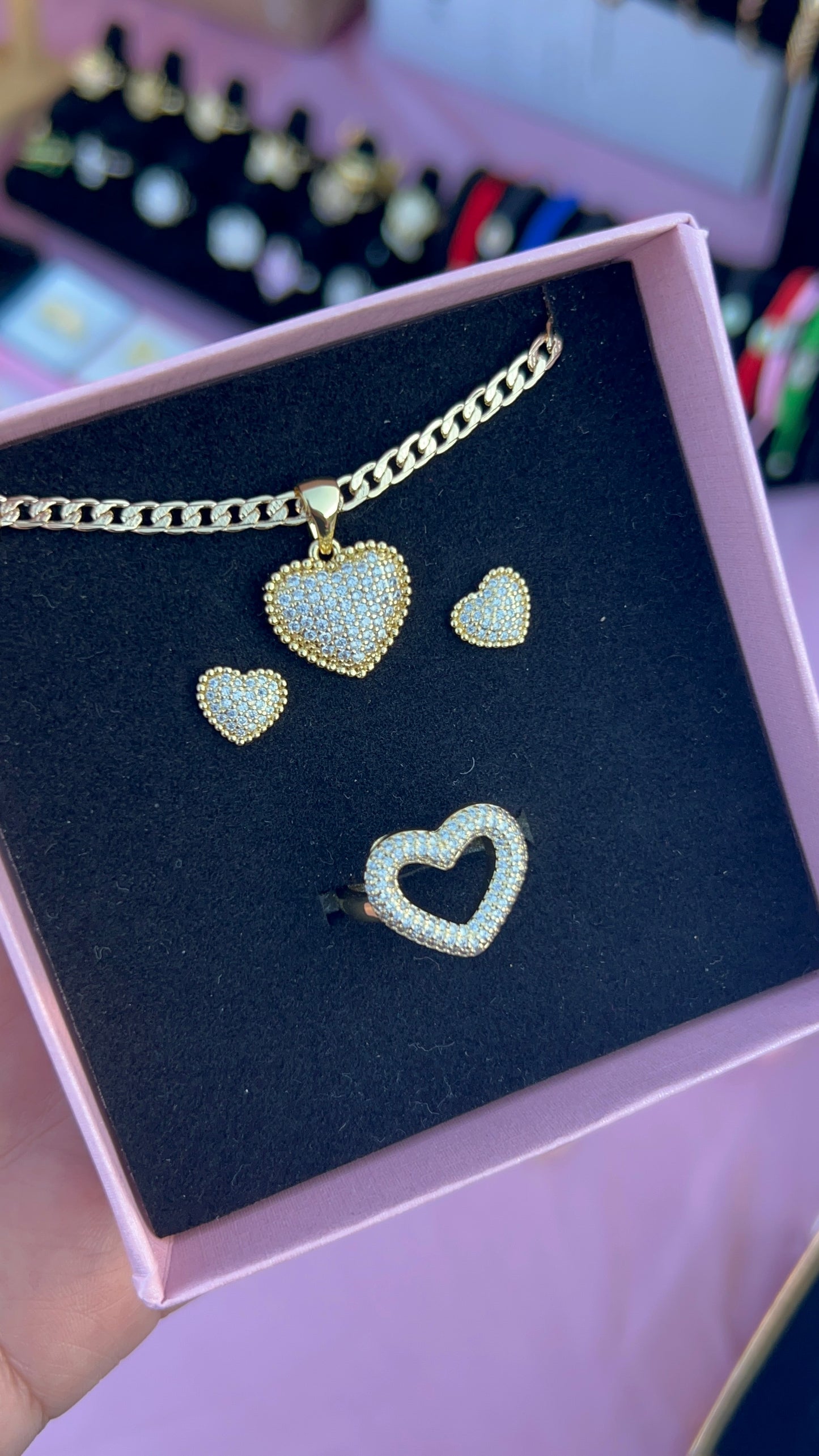 Bling heart set