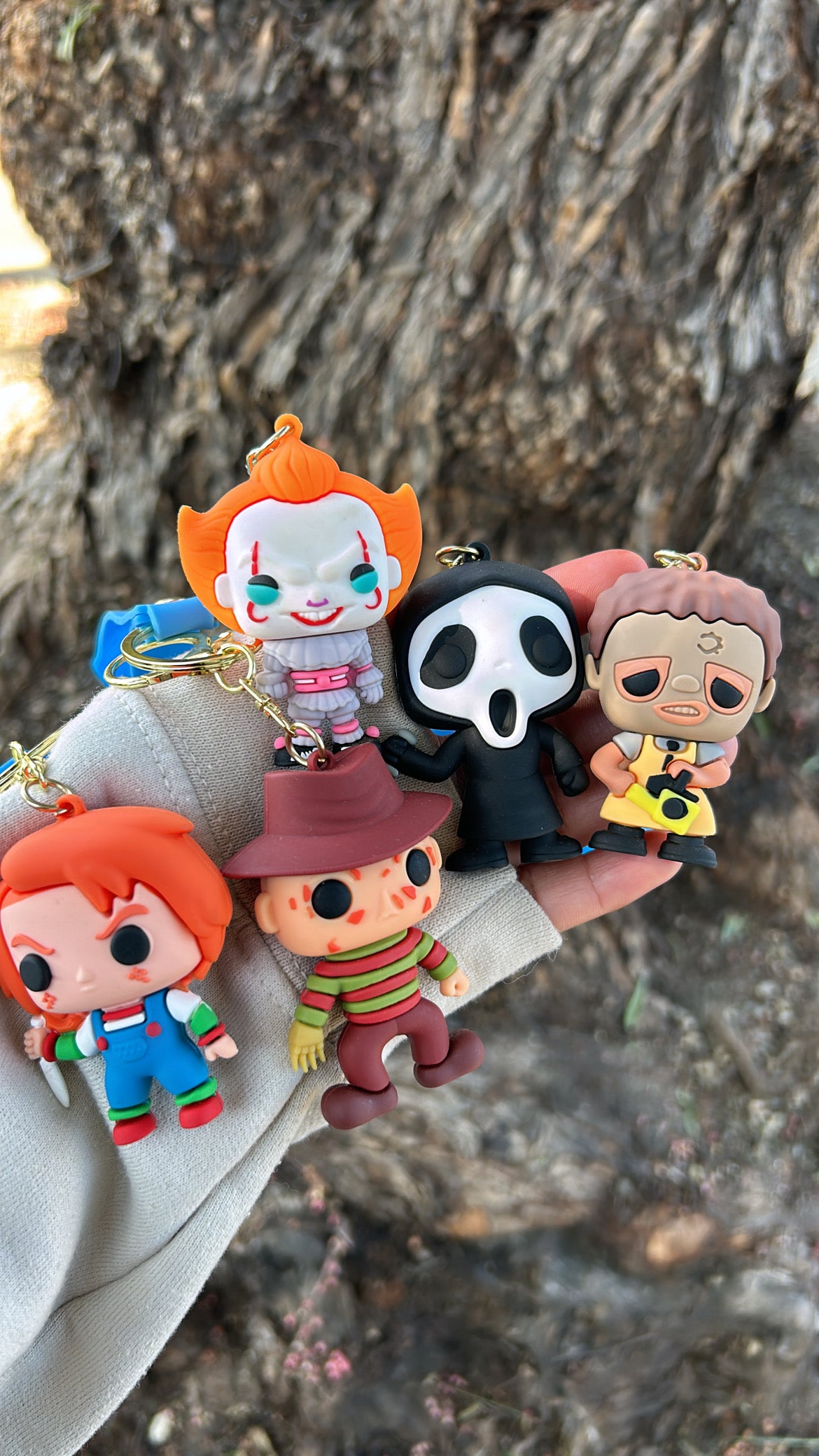 Horror characters keychain