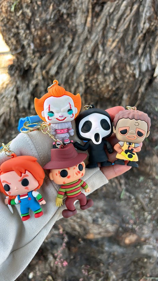 Horror characters keychain