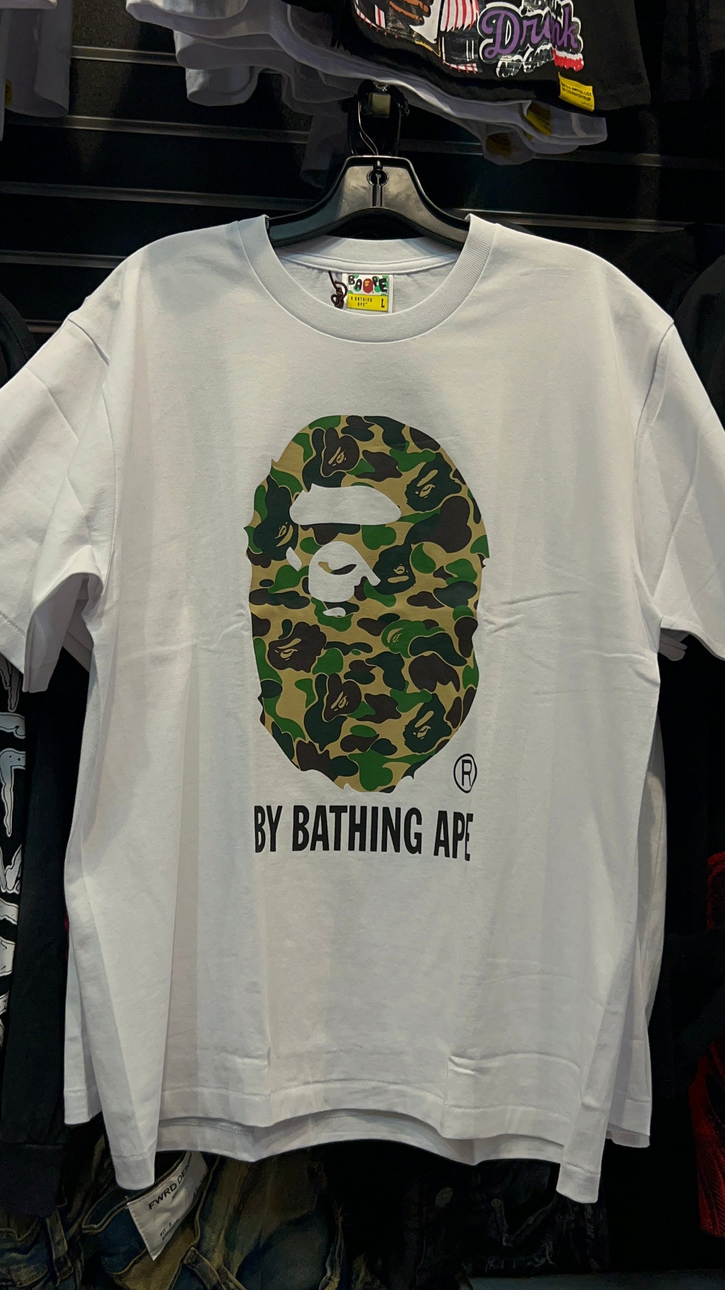 Bape green camo T-shirt