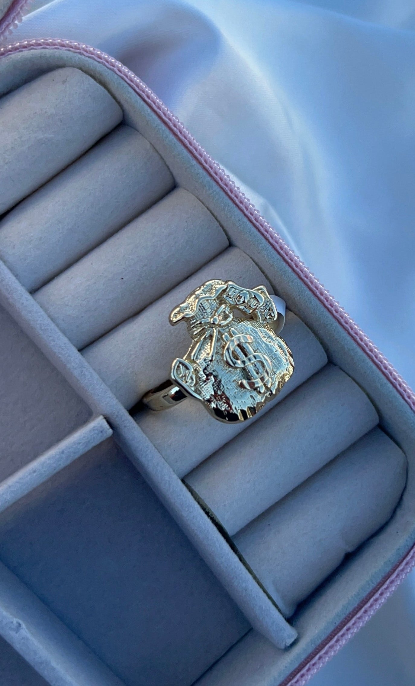 Money bag ring