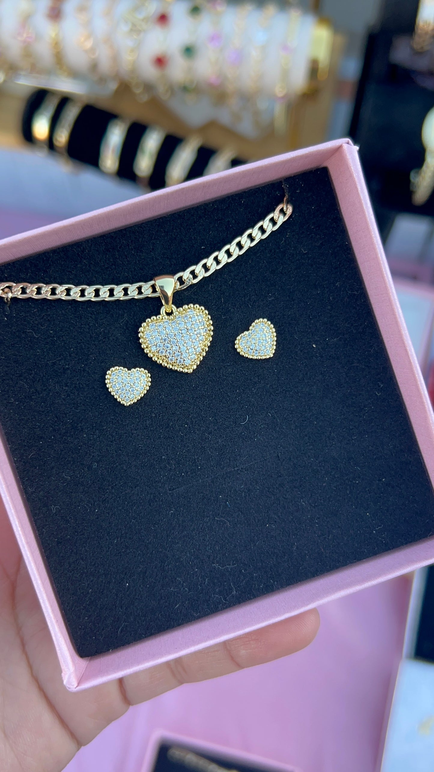 Bling heart set