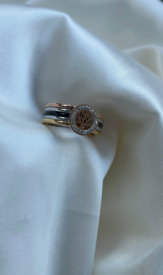 Tree of abundance ring