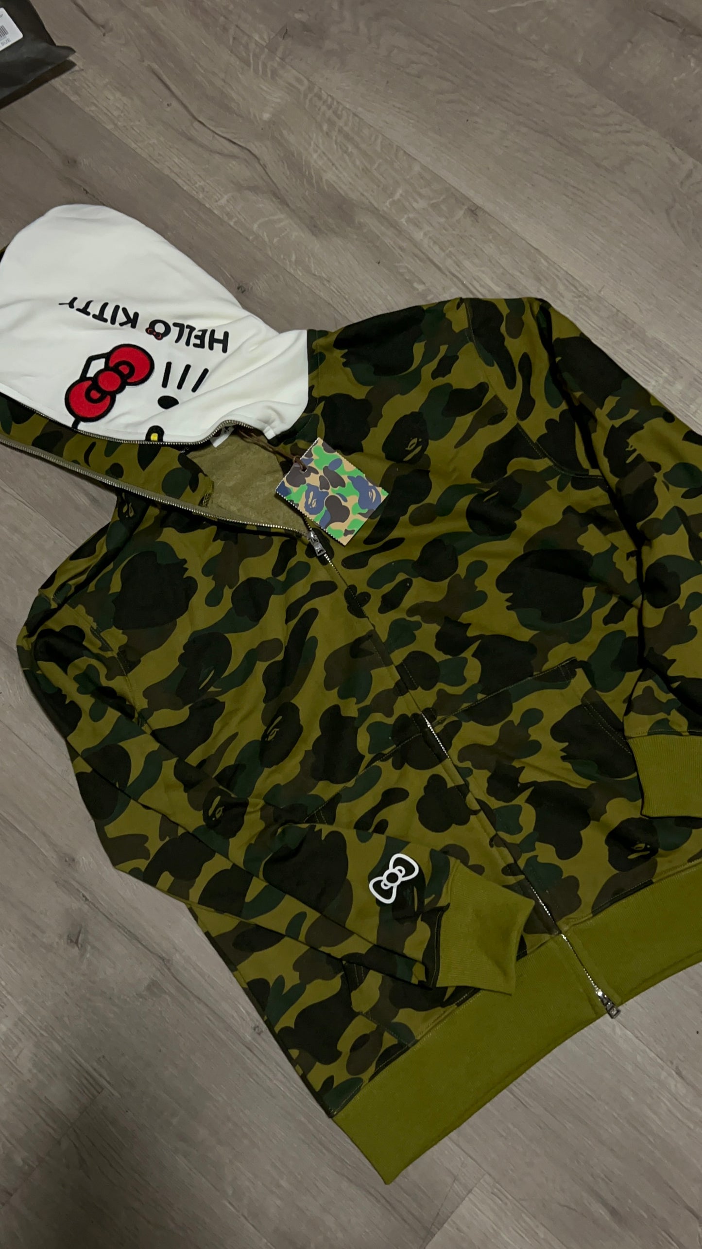 Hello kitty Bape hoodie