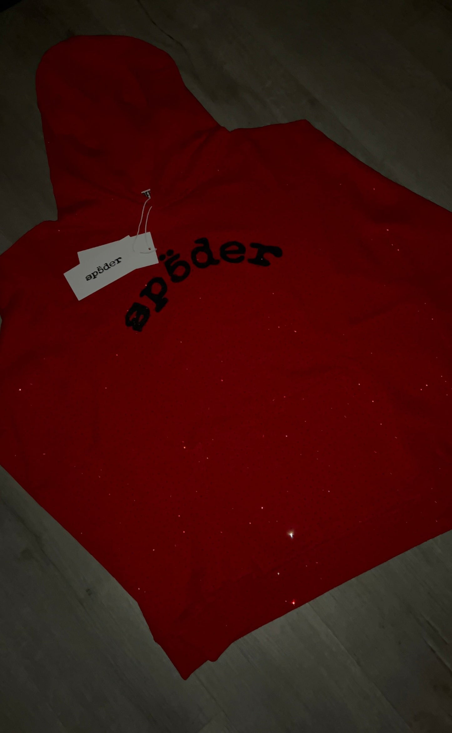 Sp5der vvs red hoodie