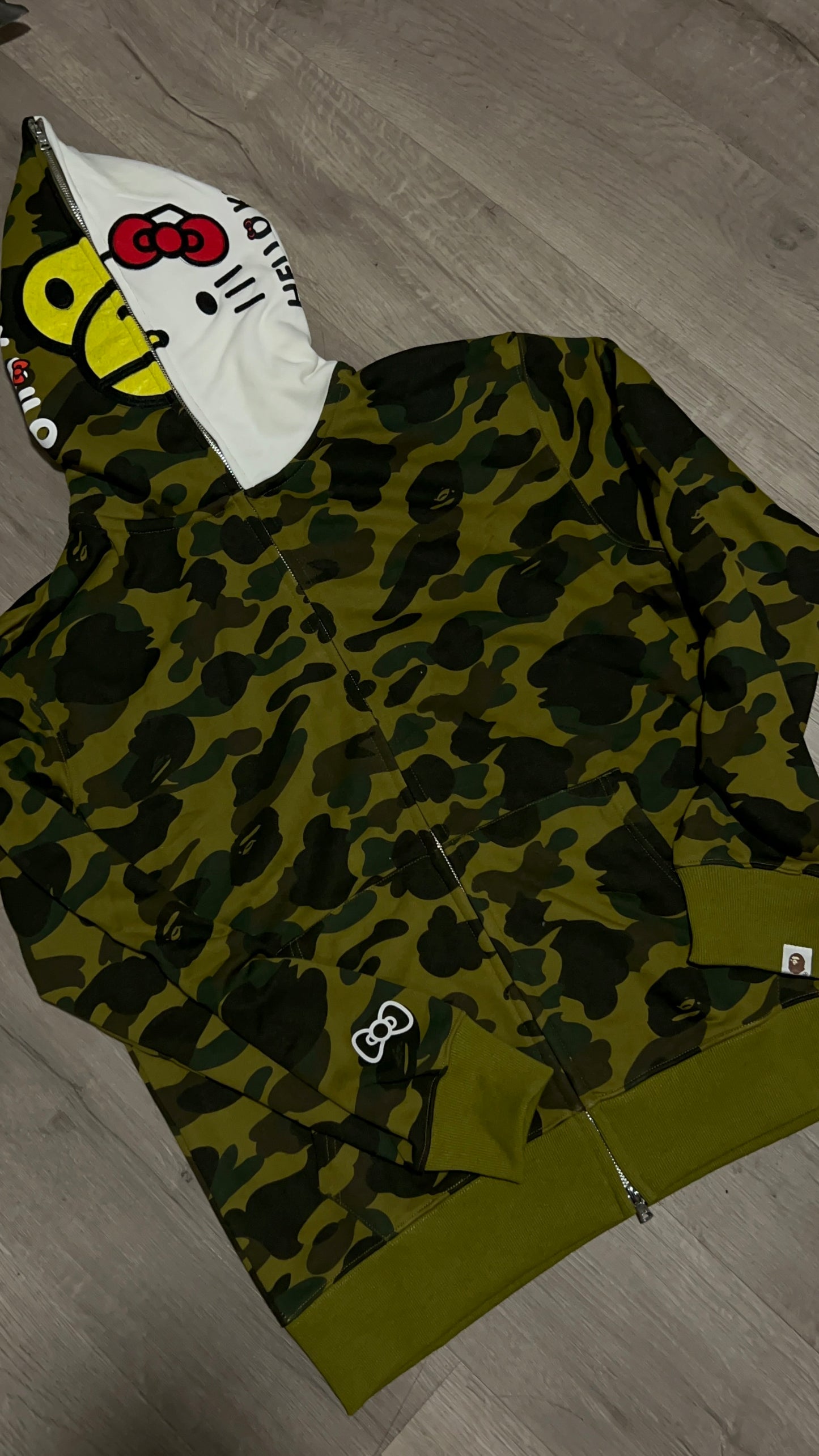 Hello kitty Bape hoodie