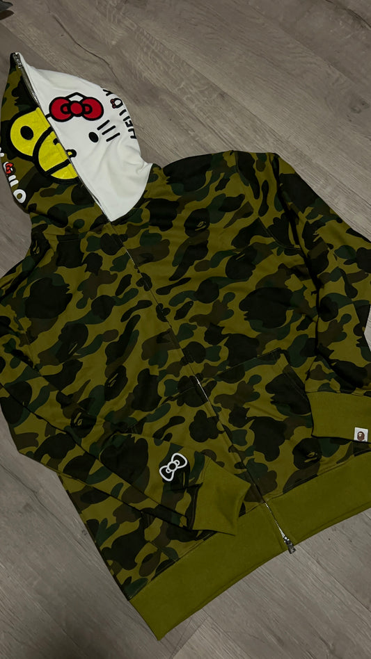 Hello kitty Bape hoodie