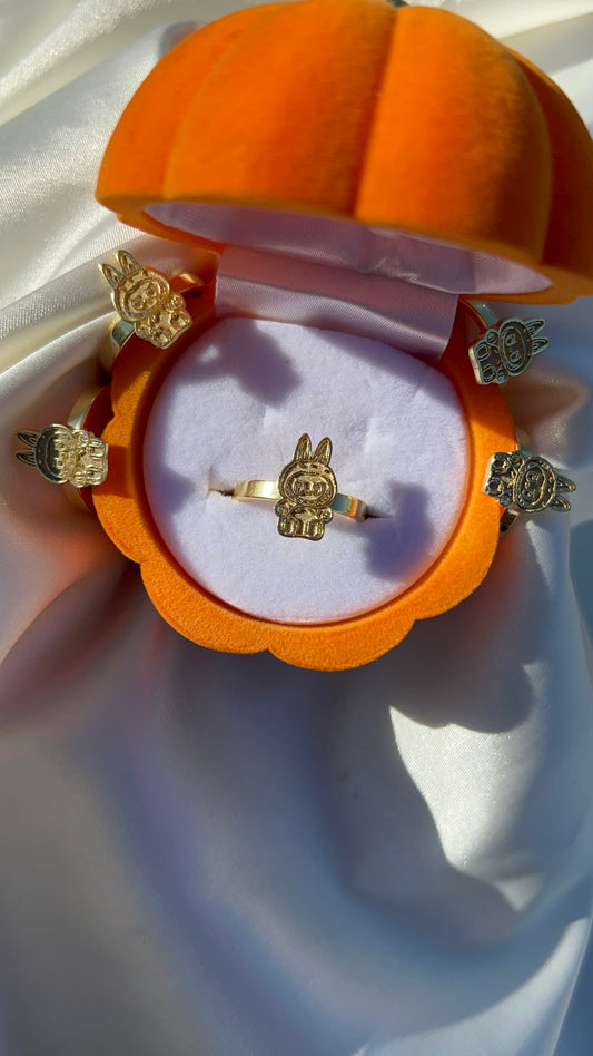 Labubu adjustable ring