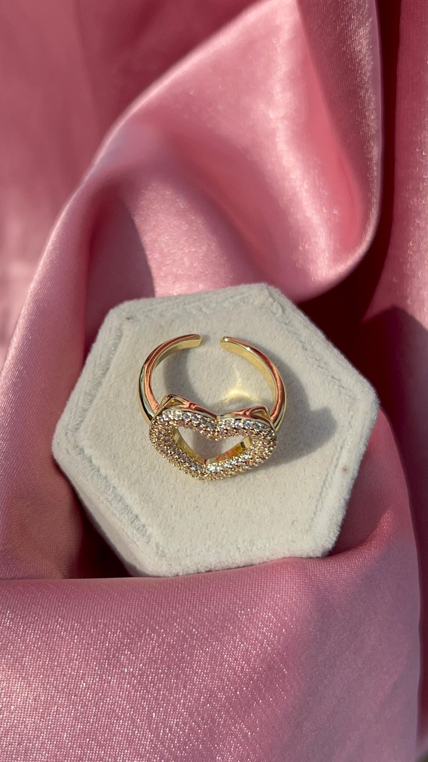 Bling girly ring