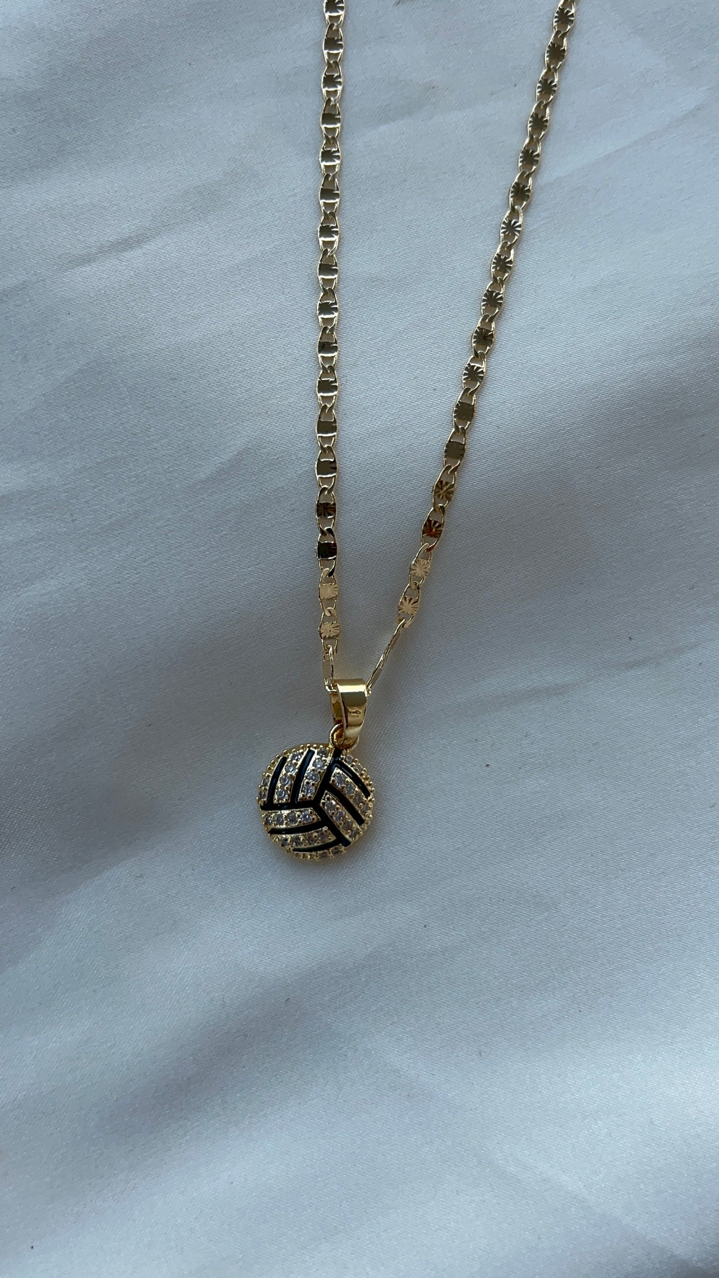 Volley ball necklace