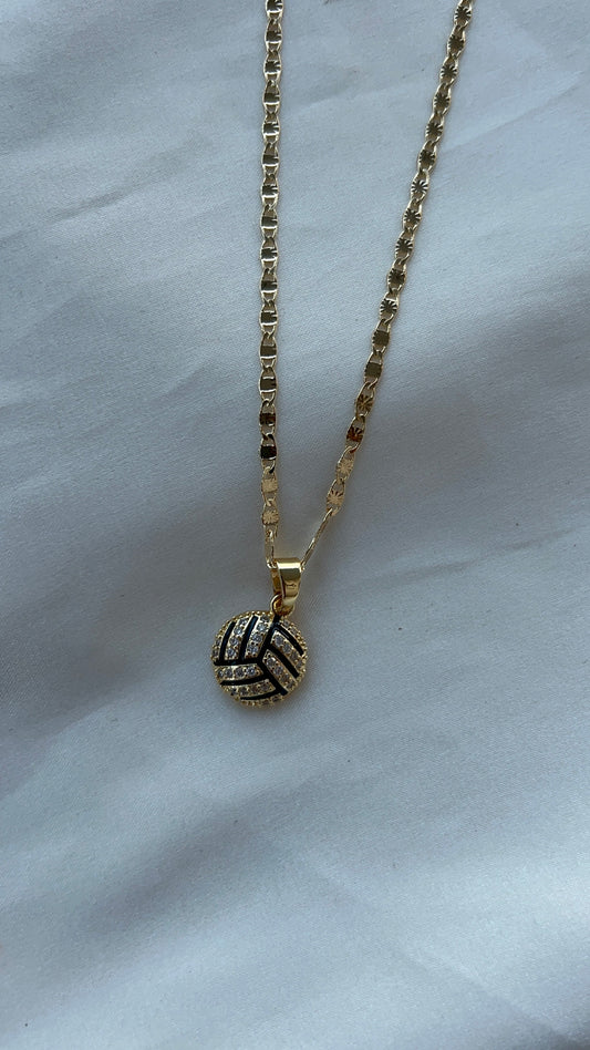 Volley ball necklace